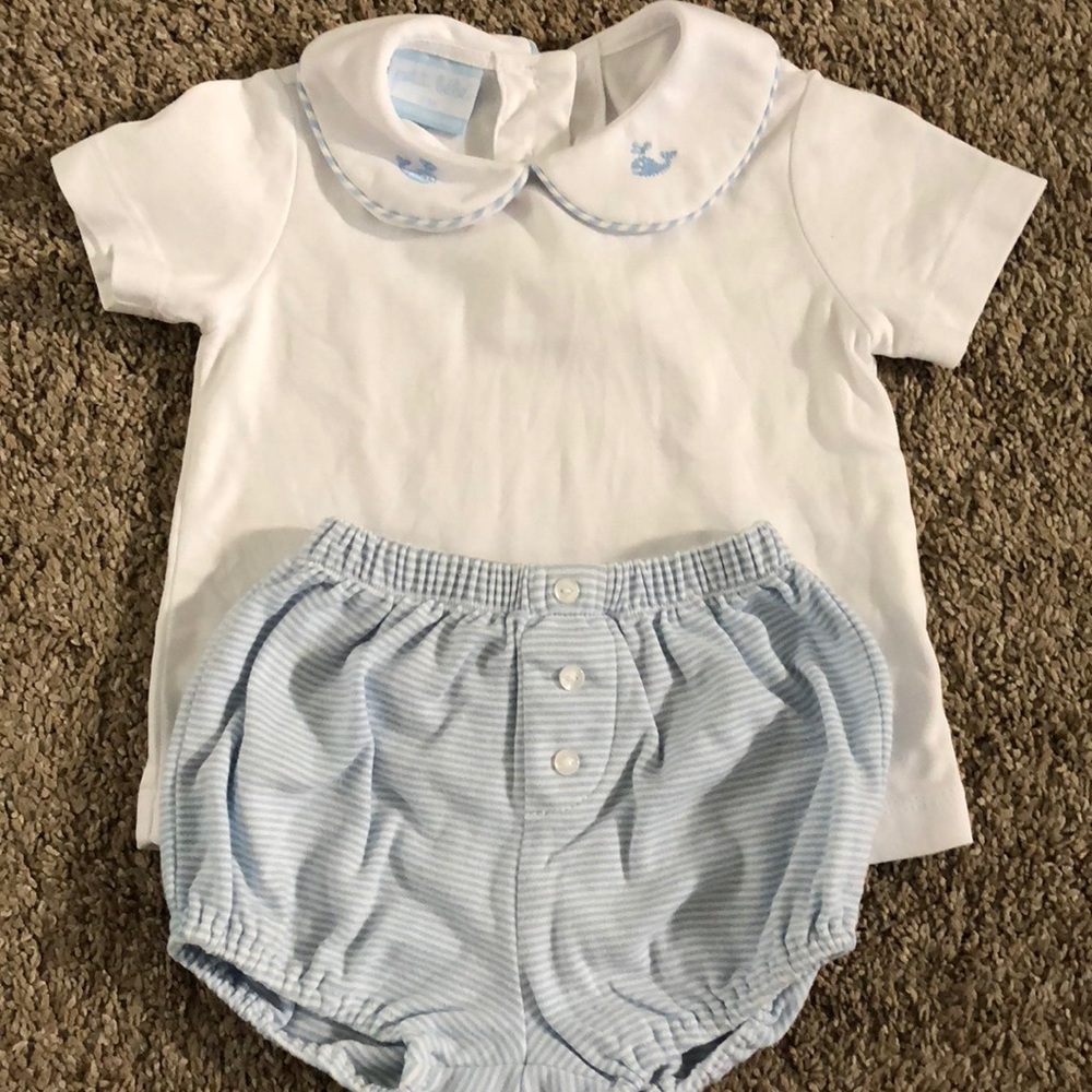Petit Bebe boys outfit size 12 months